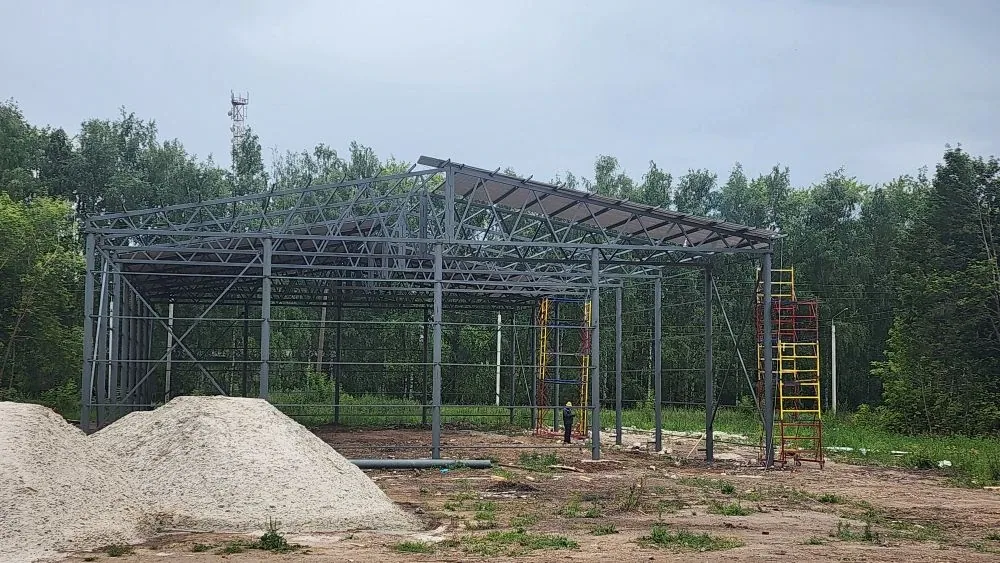 Быстровозводимый ангар для хранения и производства